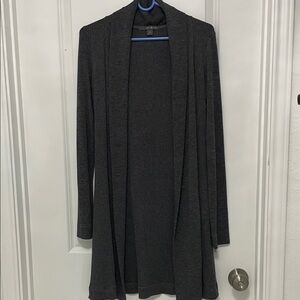 Twenty Charcoal Open Front Cardigan